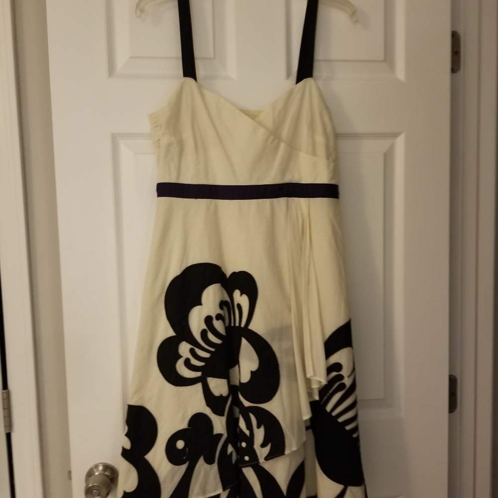 Cream and Black dress